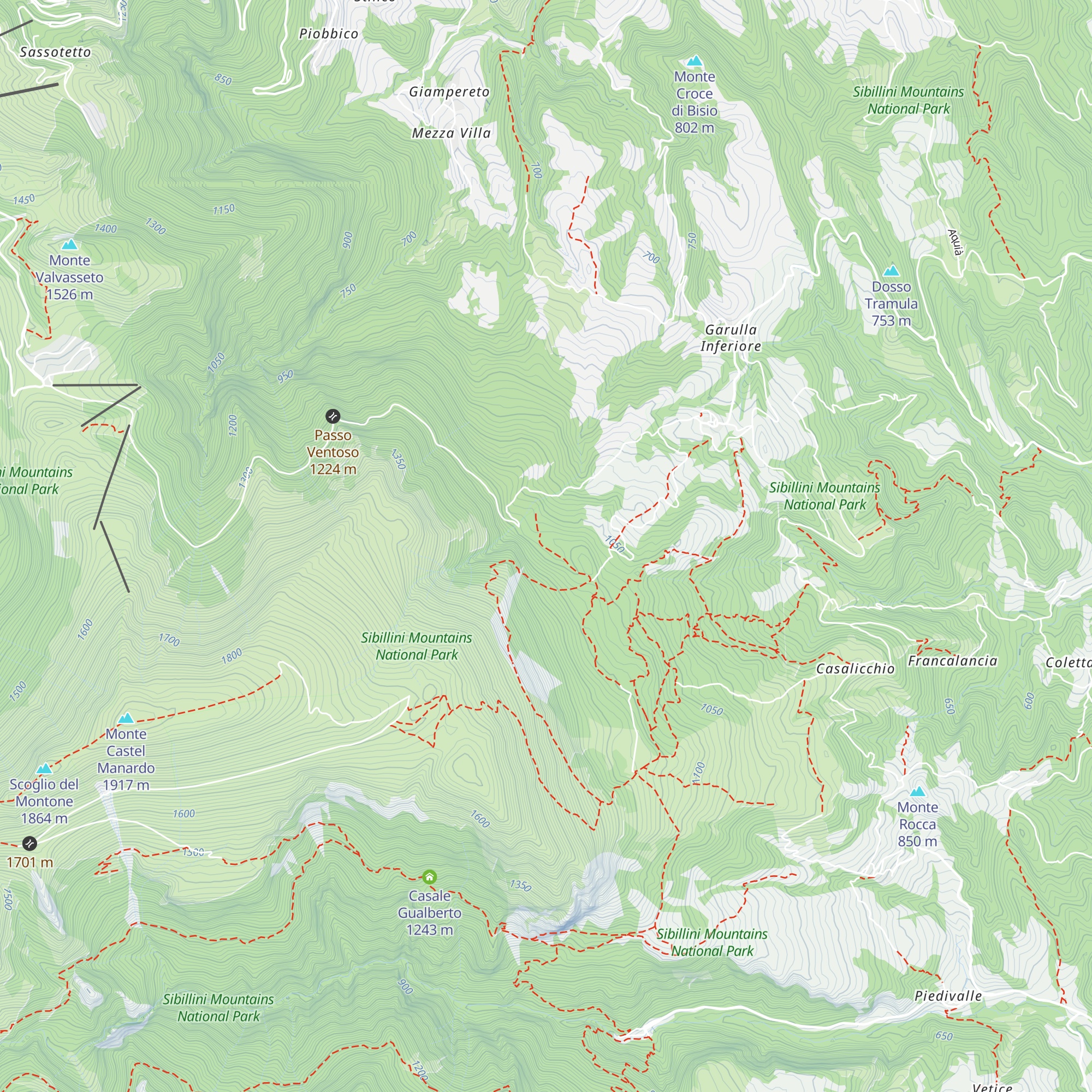 Rifugio Valle Caprina map