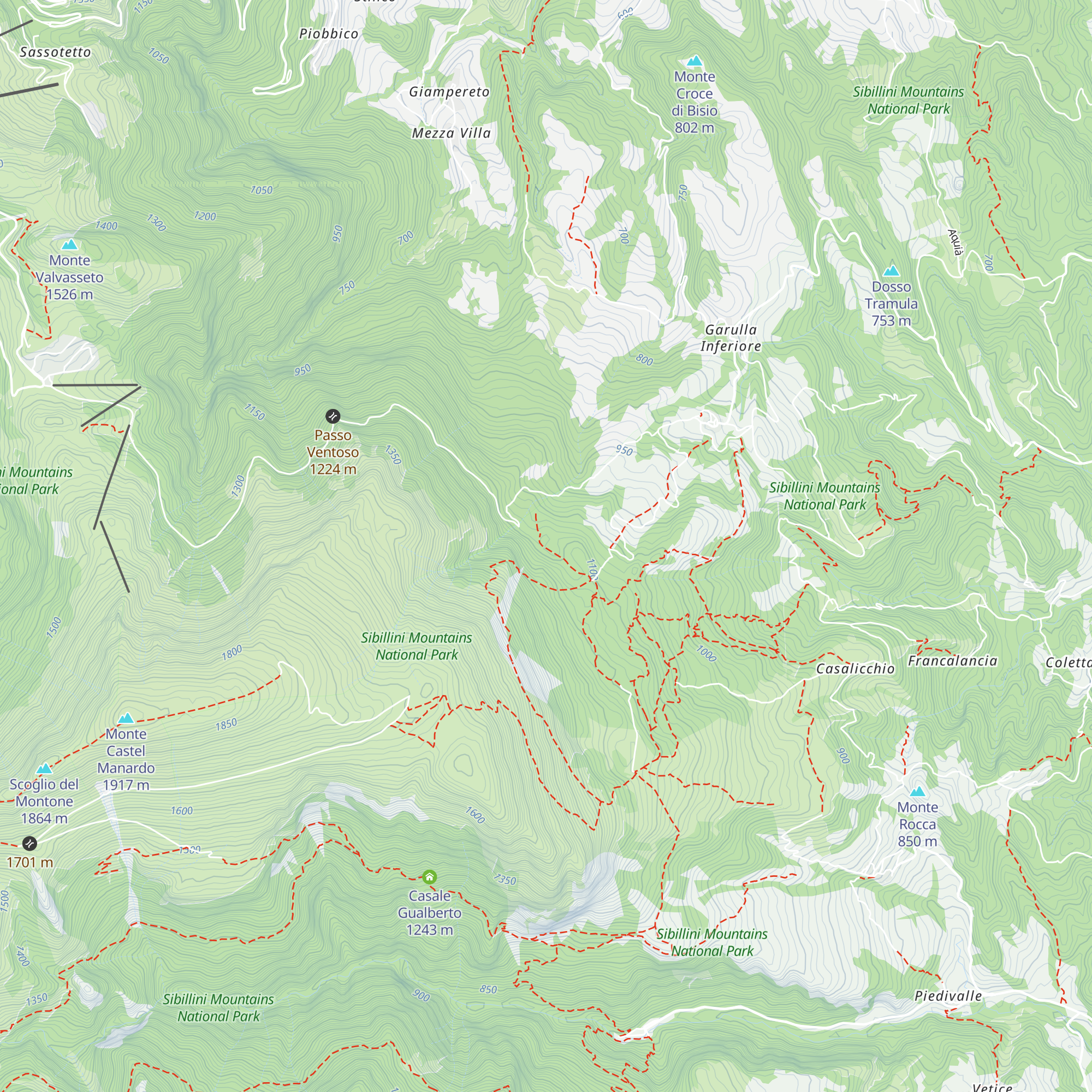 Rifugio Valle Caprina map