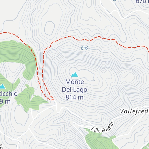 Map of Monte Del Lago