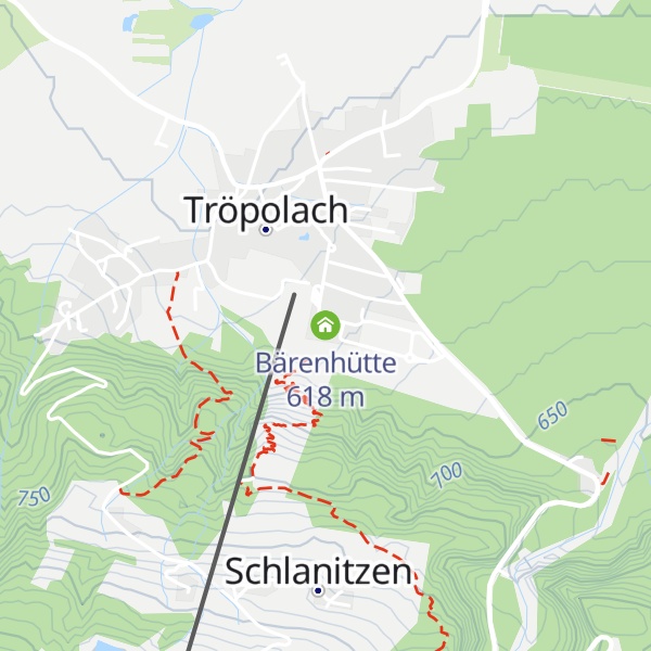 Map of Bärenhütte