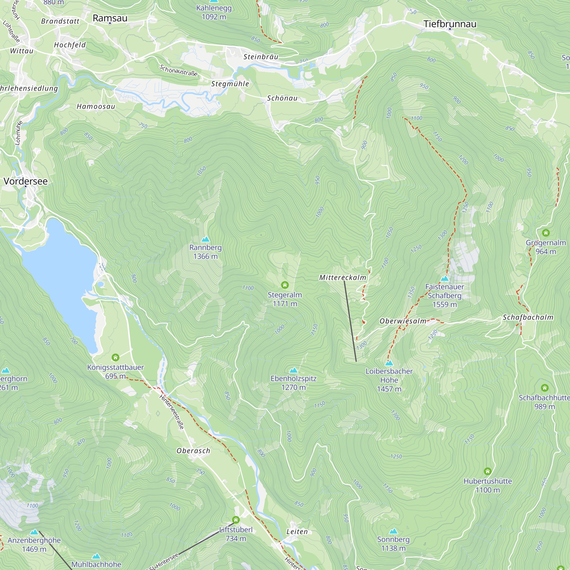Stegeralm map