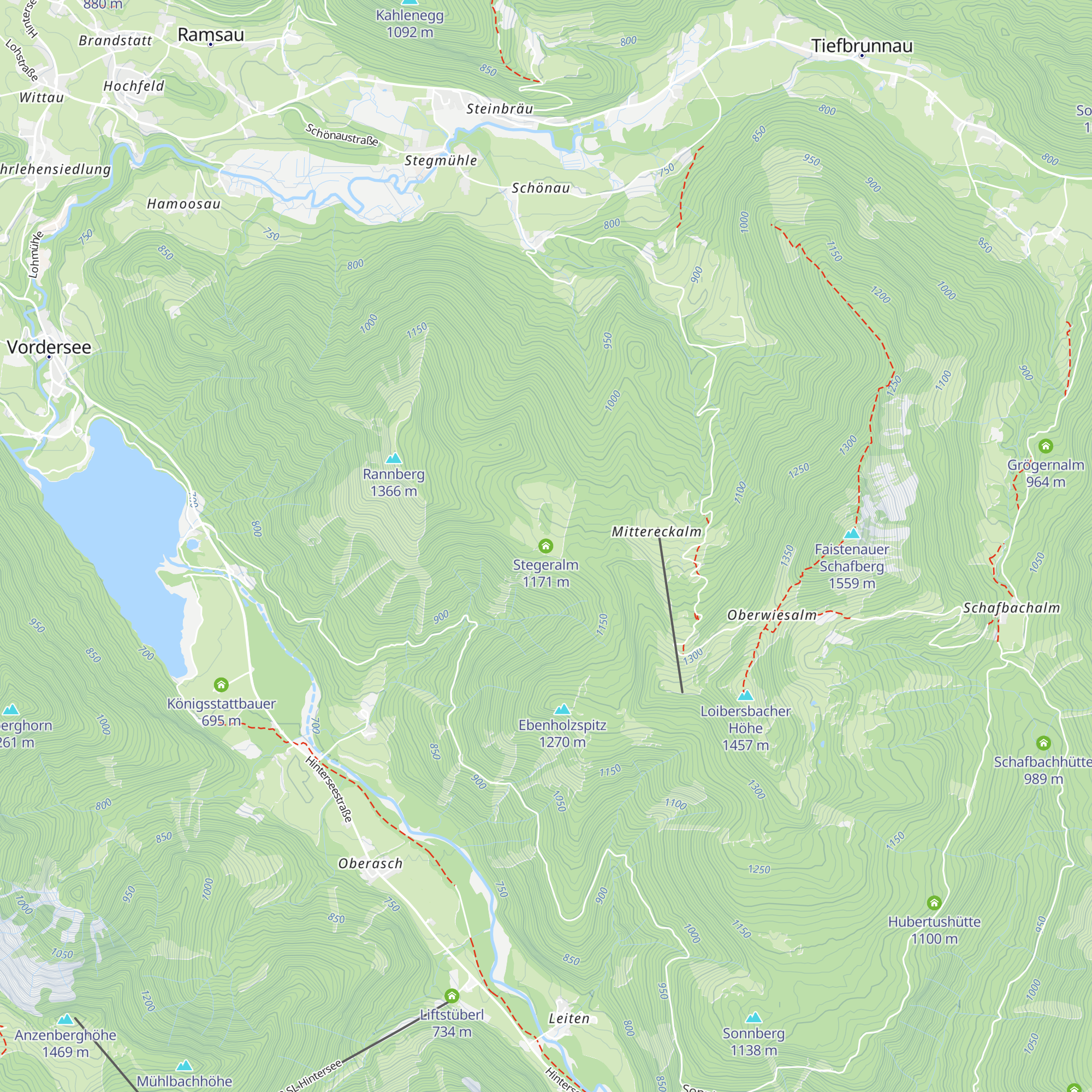Stegeralm map