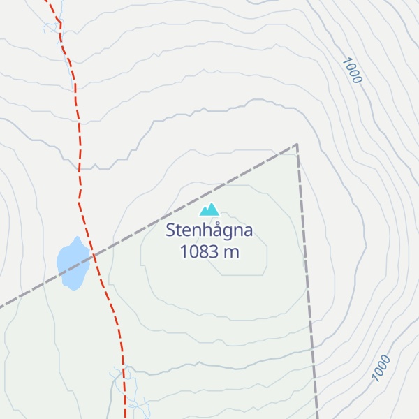 Map of Stenhågna