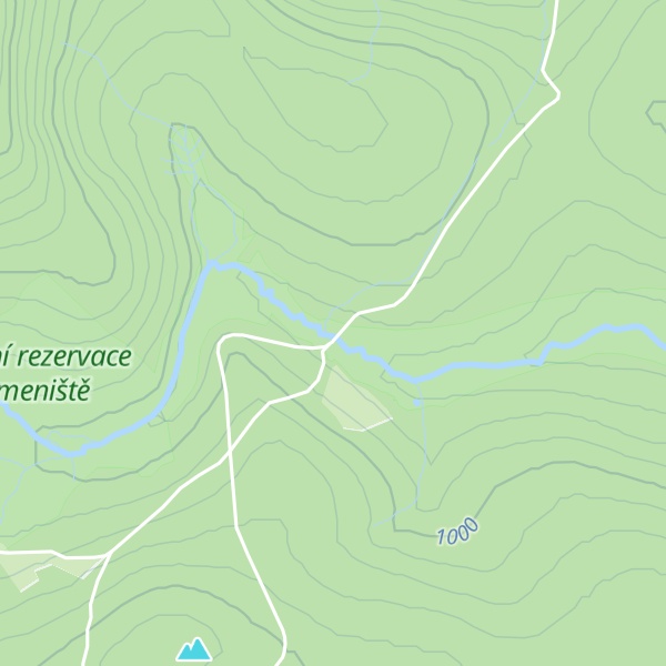 Map of Býv. Přední Šmauzy
