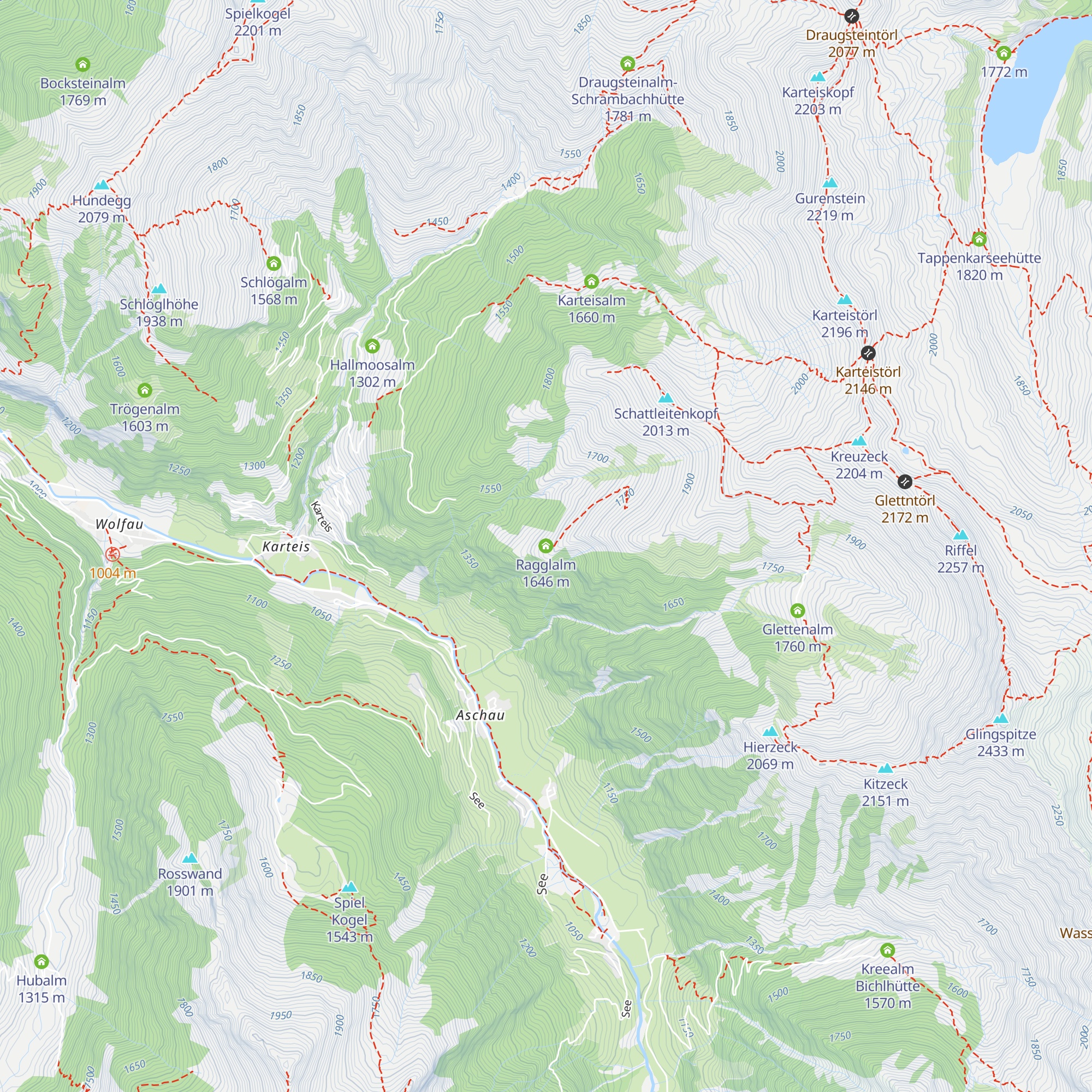 Ragglalm map