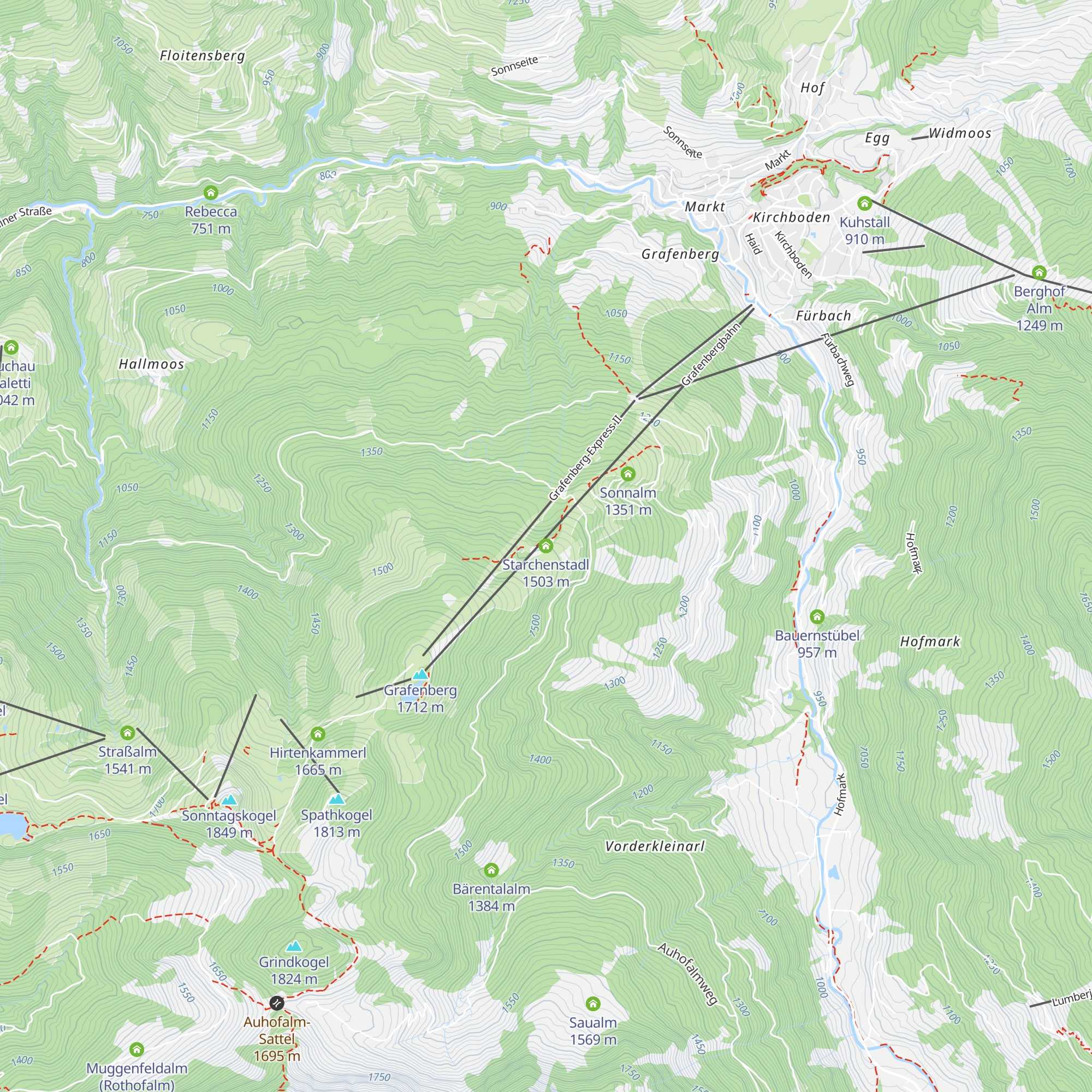 Starchenstadl map