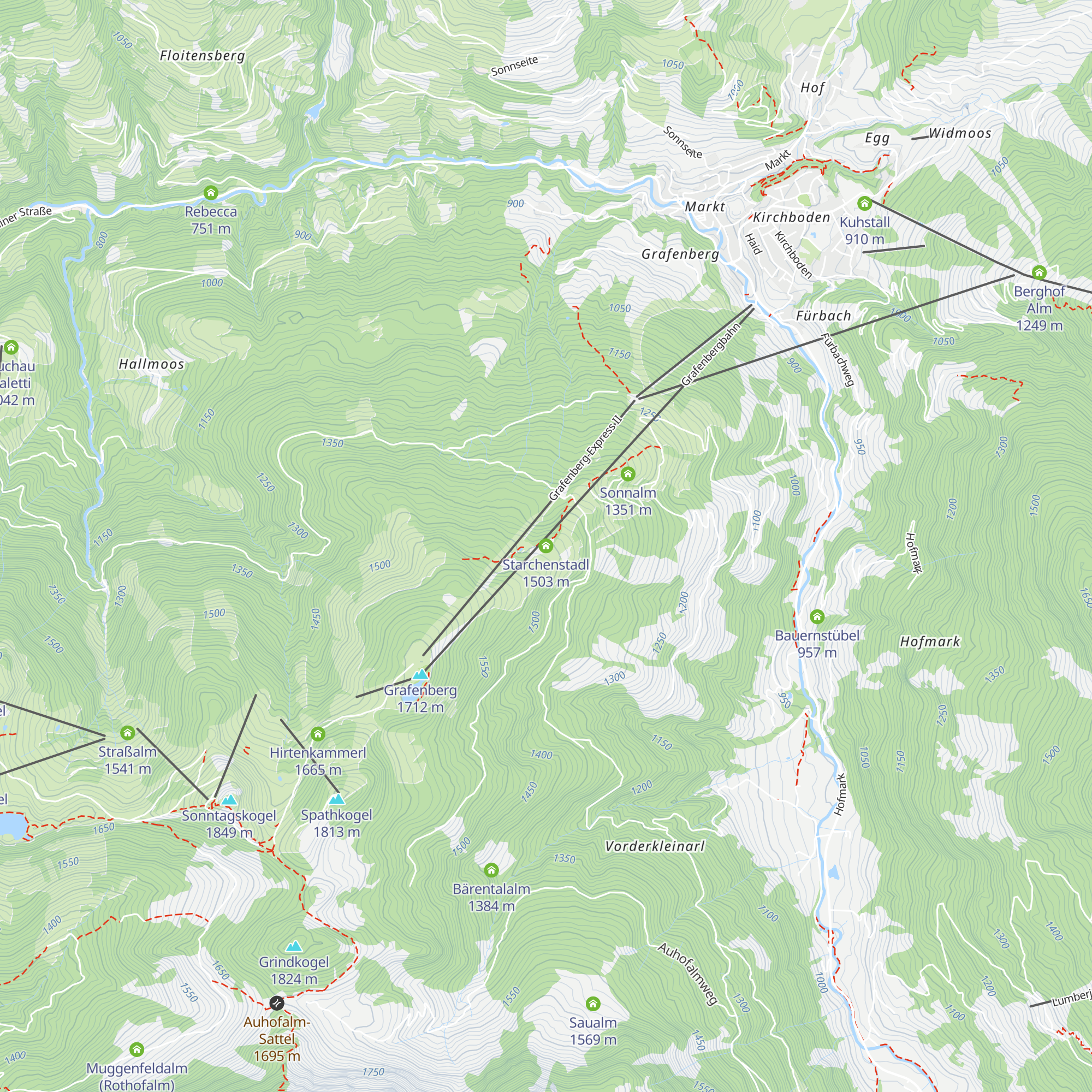 Starchenstadl map