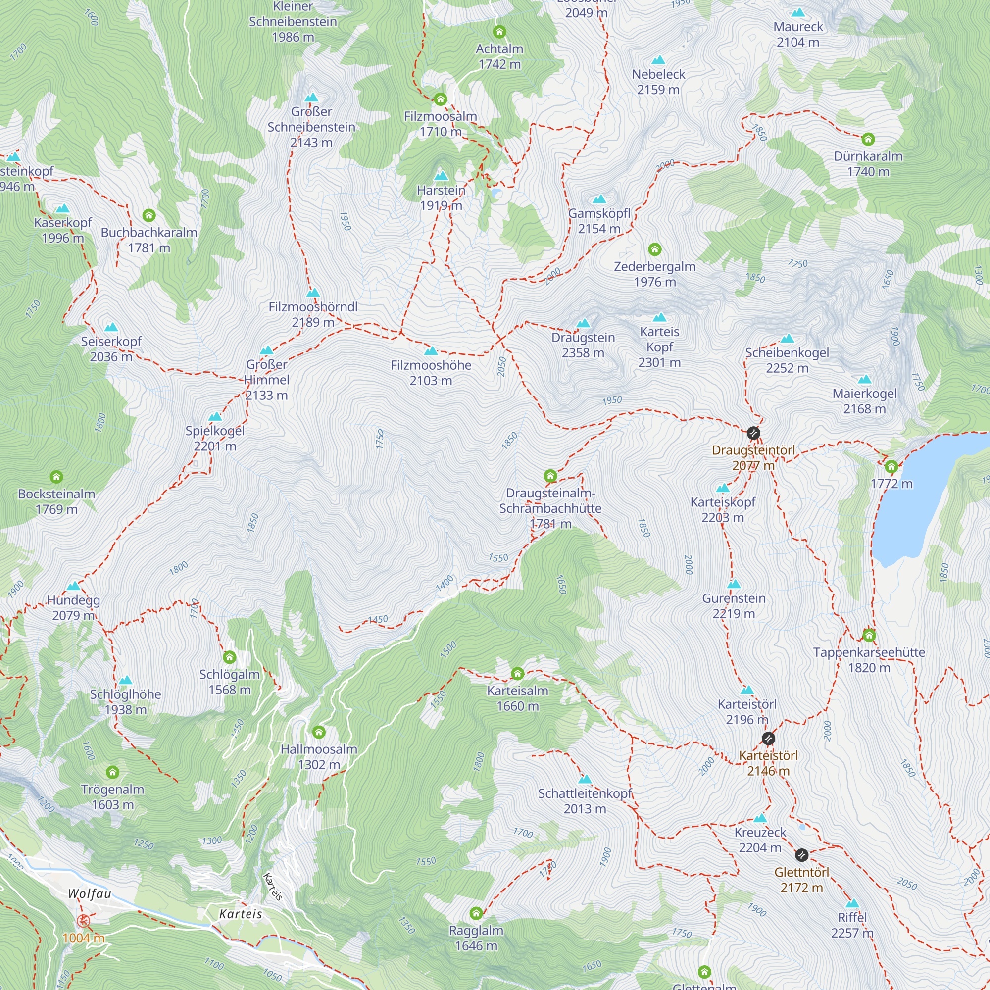 Brandeggalm map