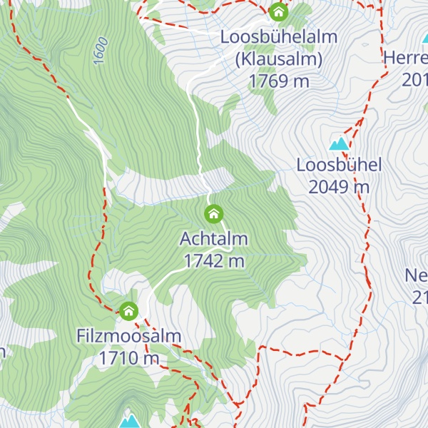 Map of Achtalm