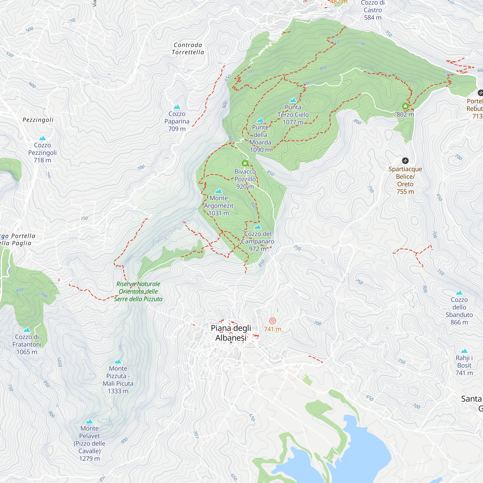 Centro Visitatori map
