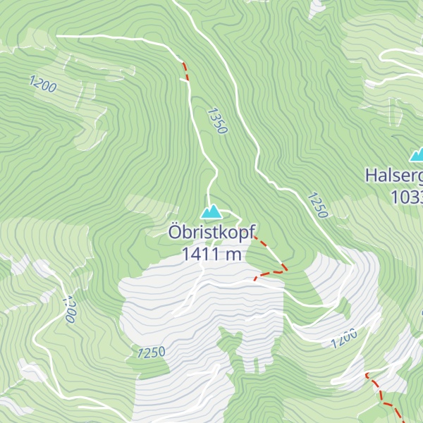 Map of Öbristkopf