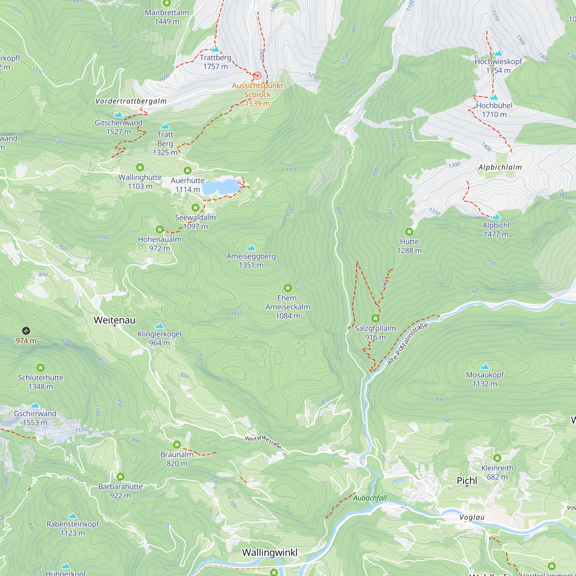 Ehem. Ameiseckalm map