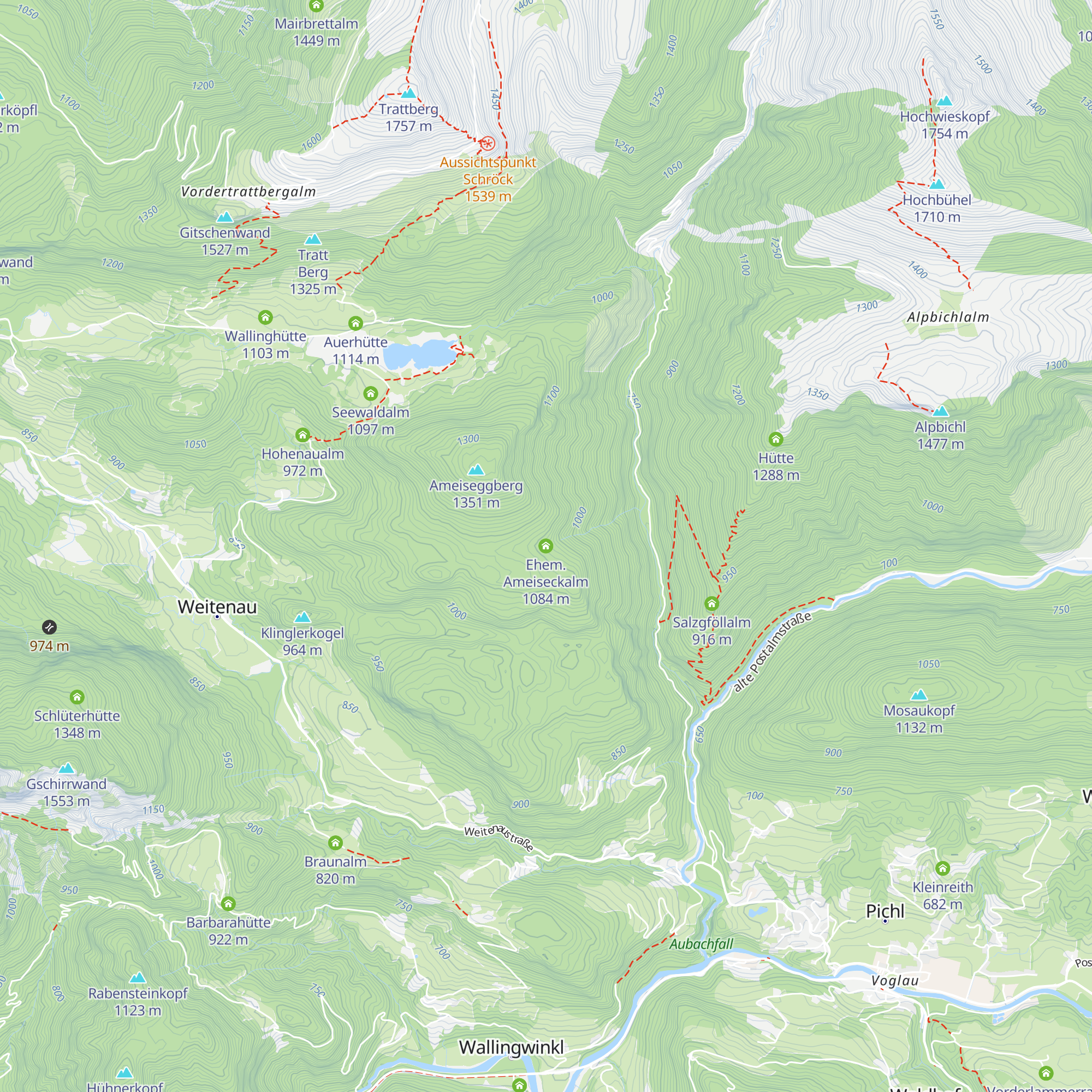 Ehem. Ameiseckalm map