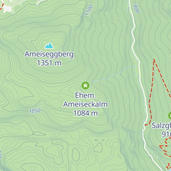Map of Ehem. Ameiseckalm