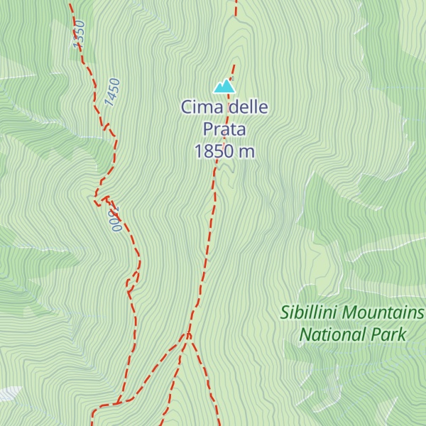 Map of Monte Banditello