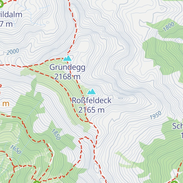 Map of Roßfeldeck