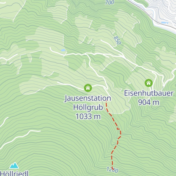 Map of Jausenstation Höllgrub