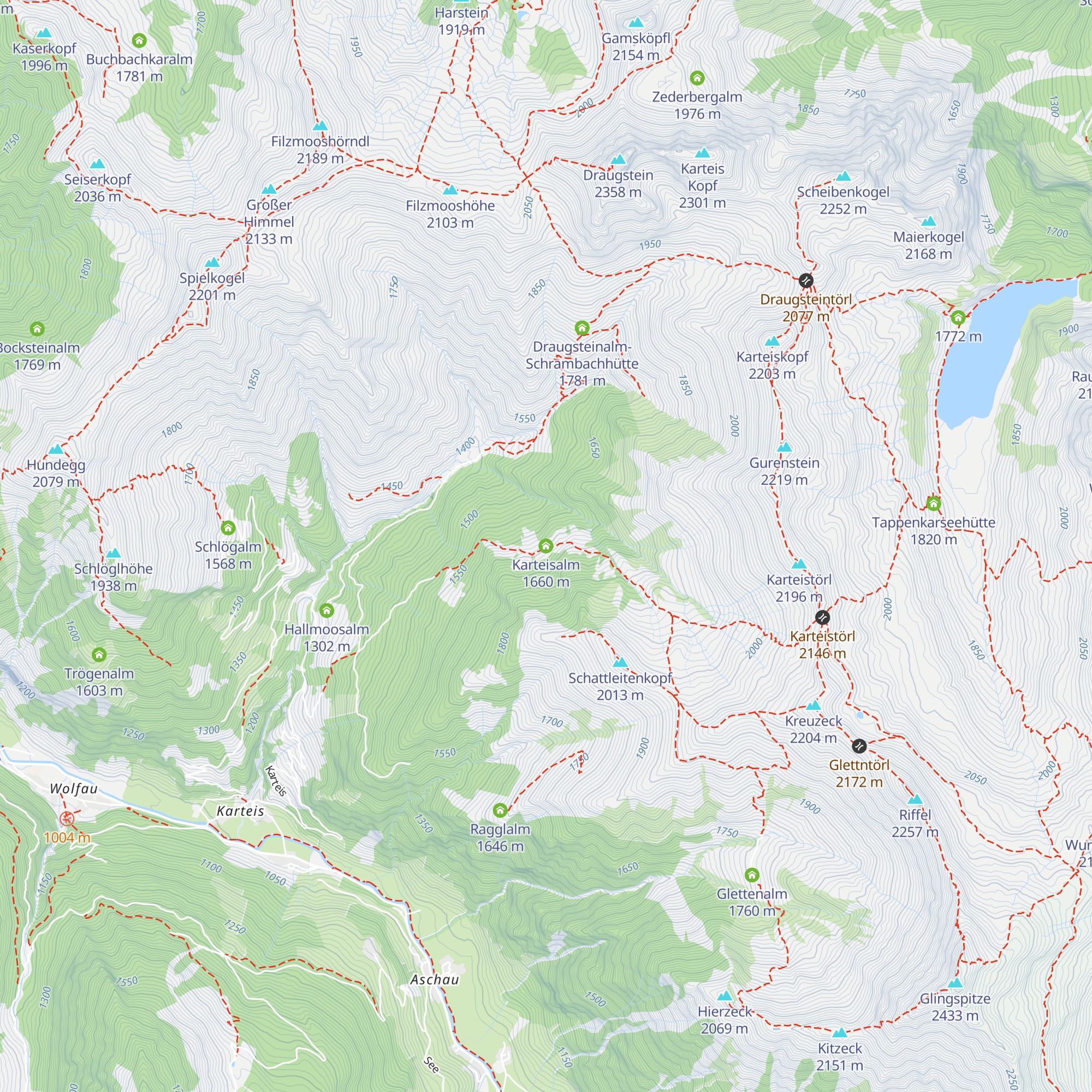Karteisalm map