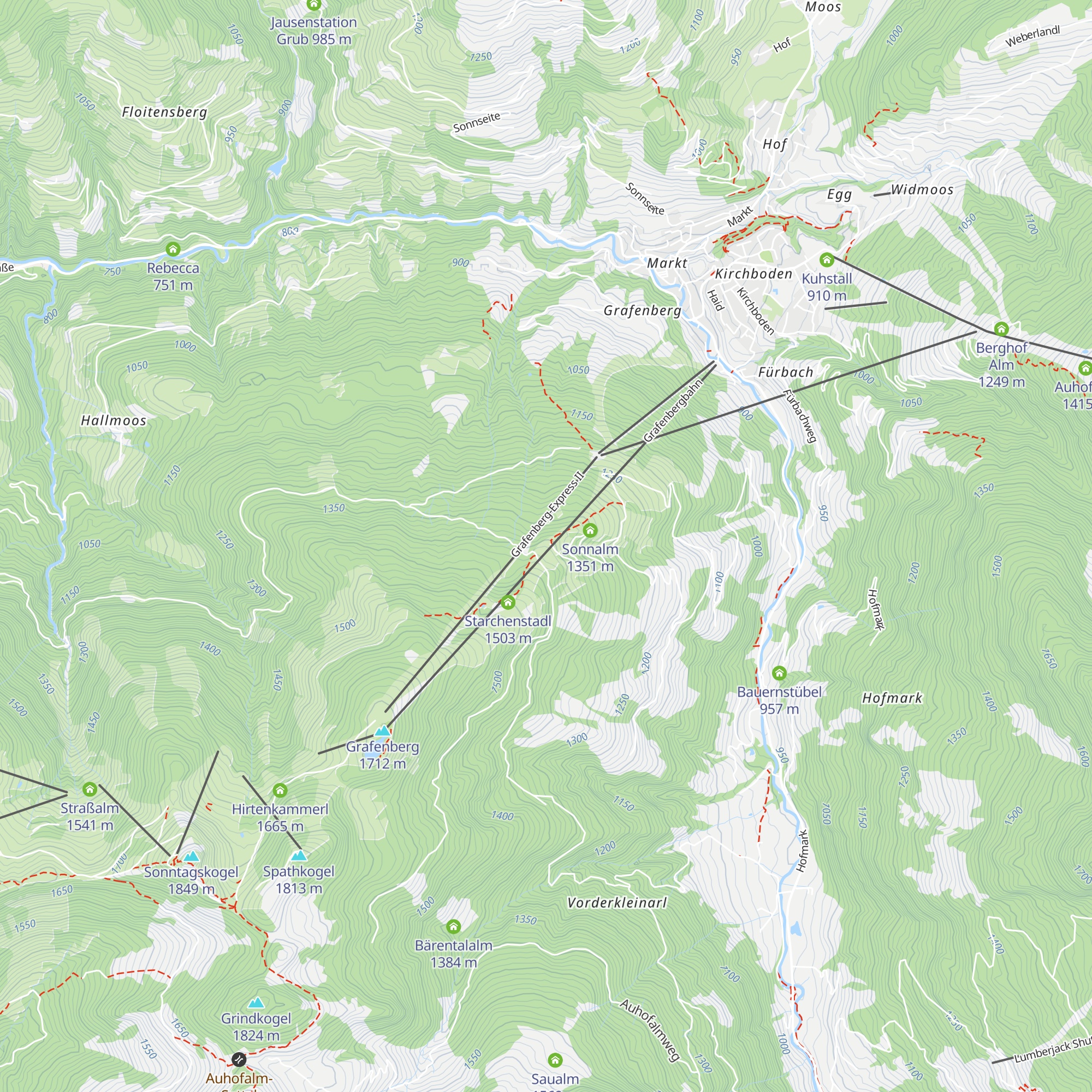 Berggasthof Höllenstein map
