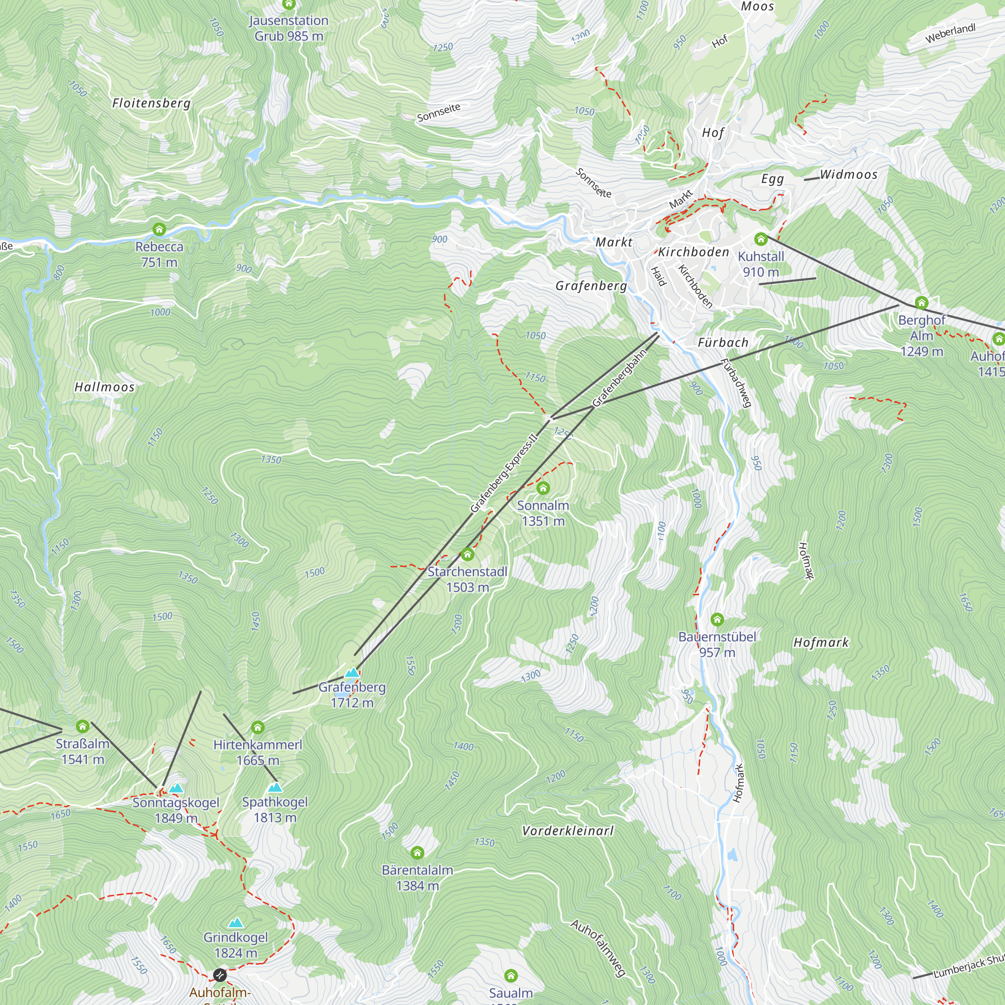 Berggasthof Höllenstein map