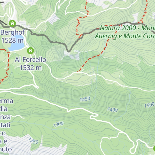 Map of Malga Auernig - Auernig Alm