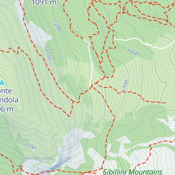 Map of Rifugio città di Amandola