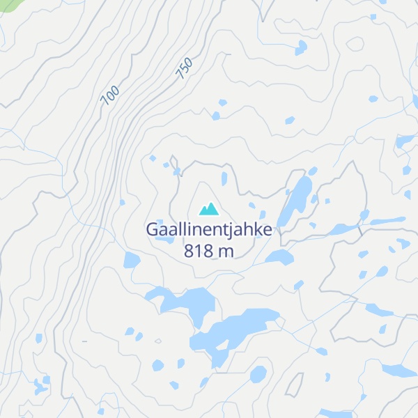Map of Gaallinentjahke
