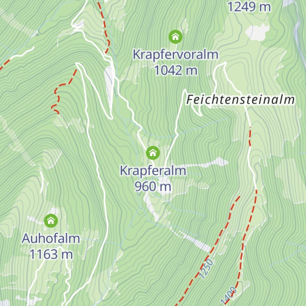 Map of Krapferalm