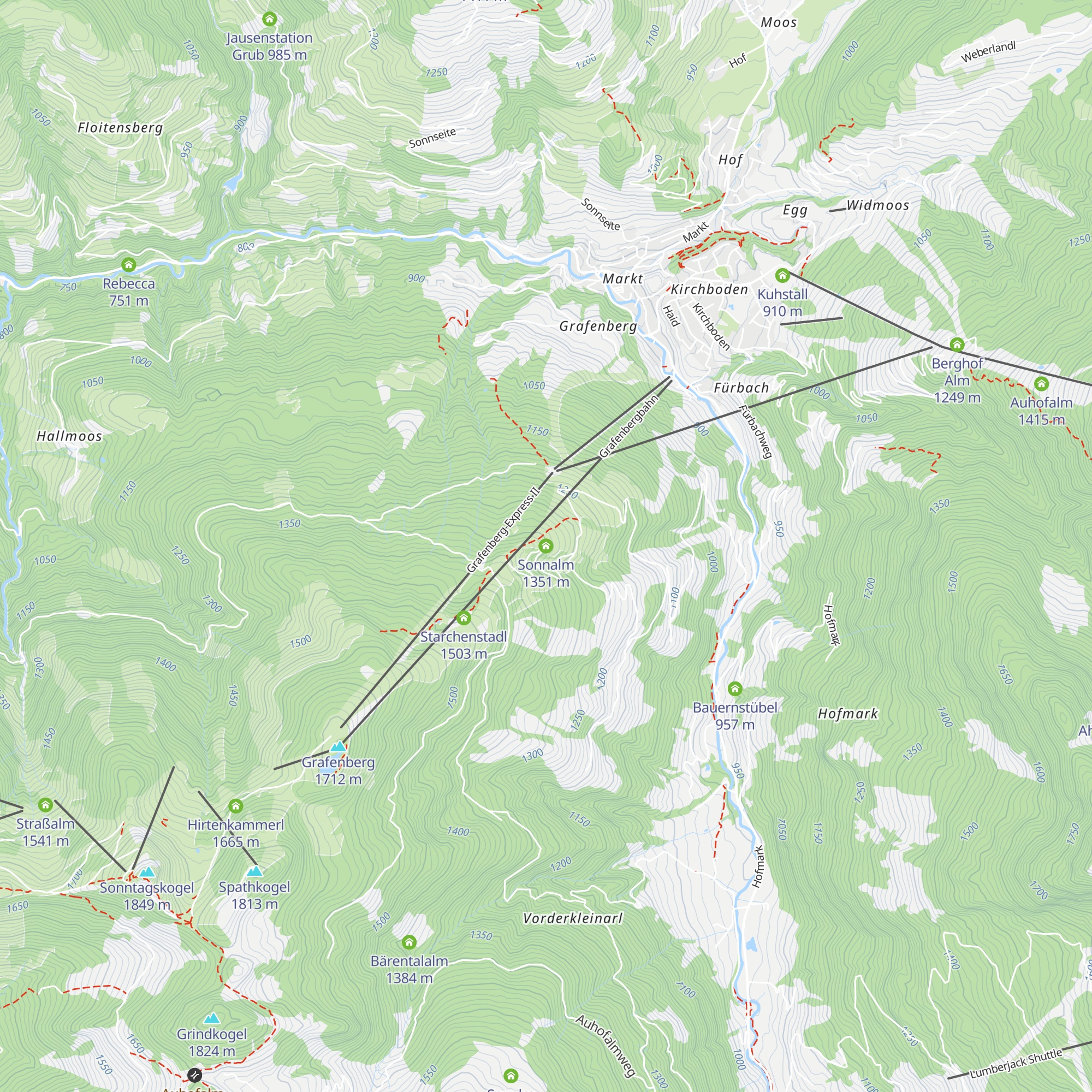 Sonnalm map