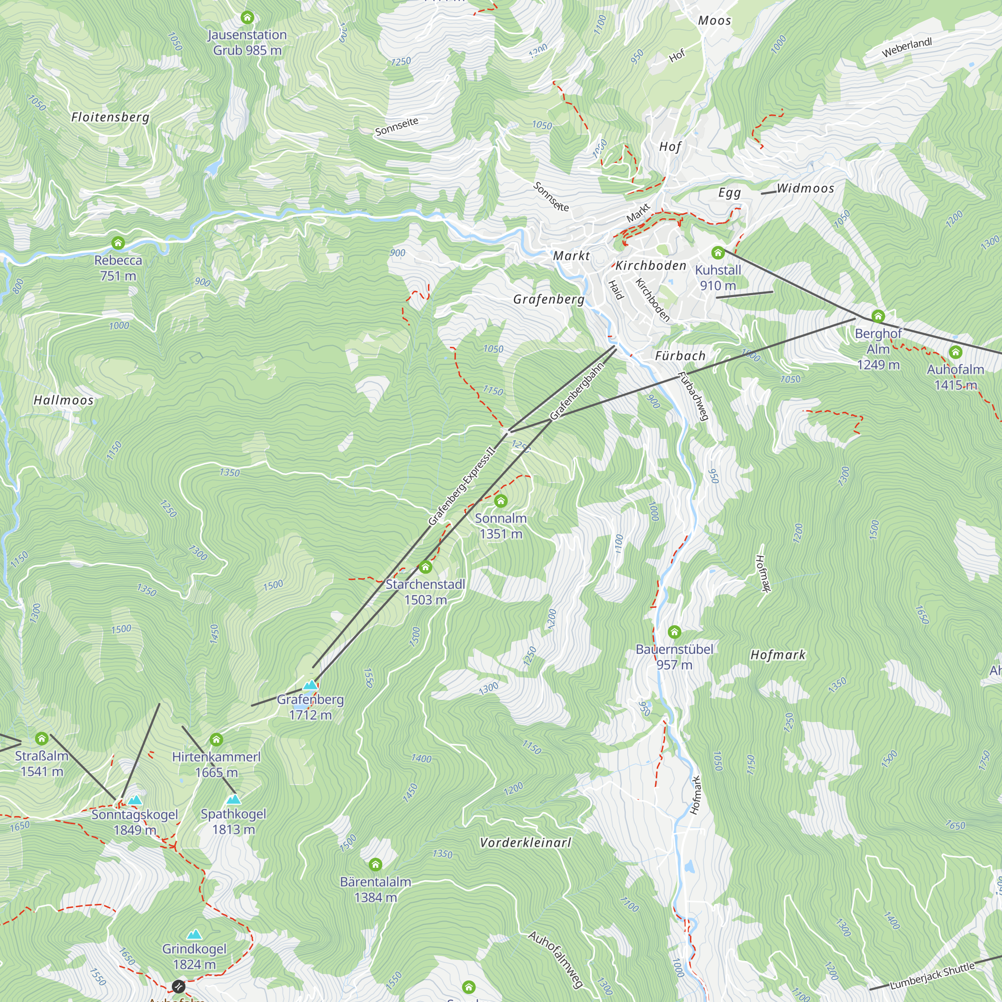 Sonnalm map