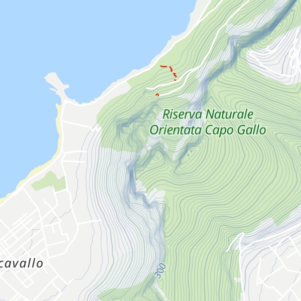 Map of Monte Santa Margherita