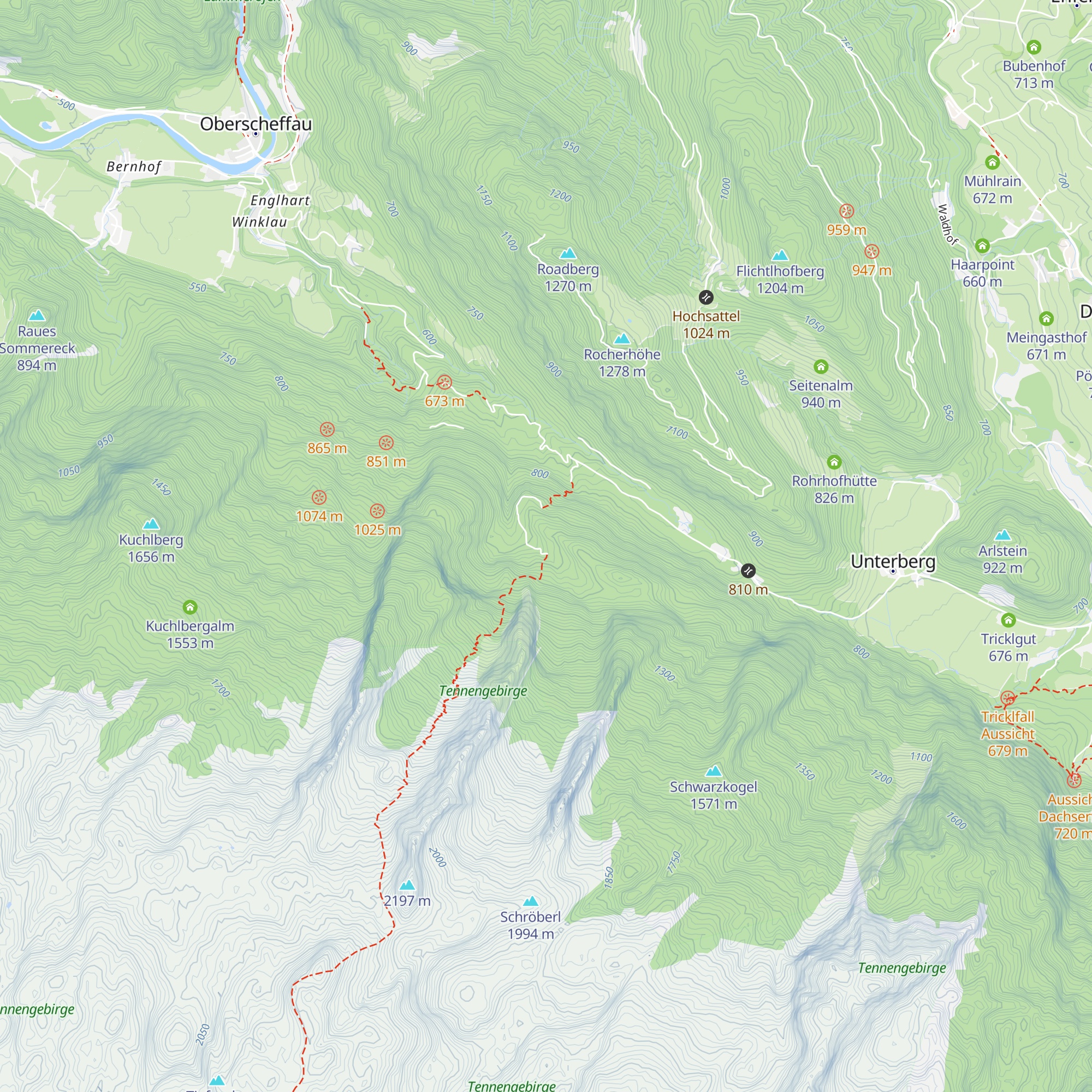 Rossberghütte map