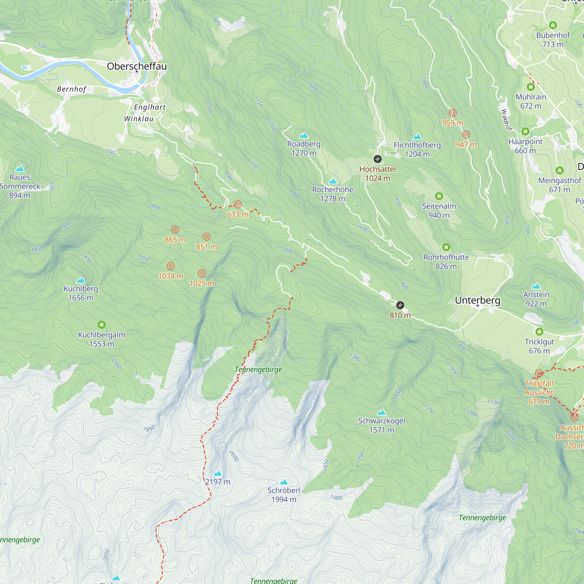 Rossberghütte map