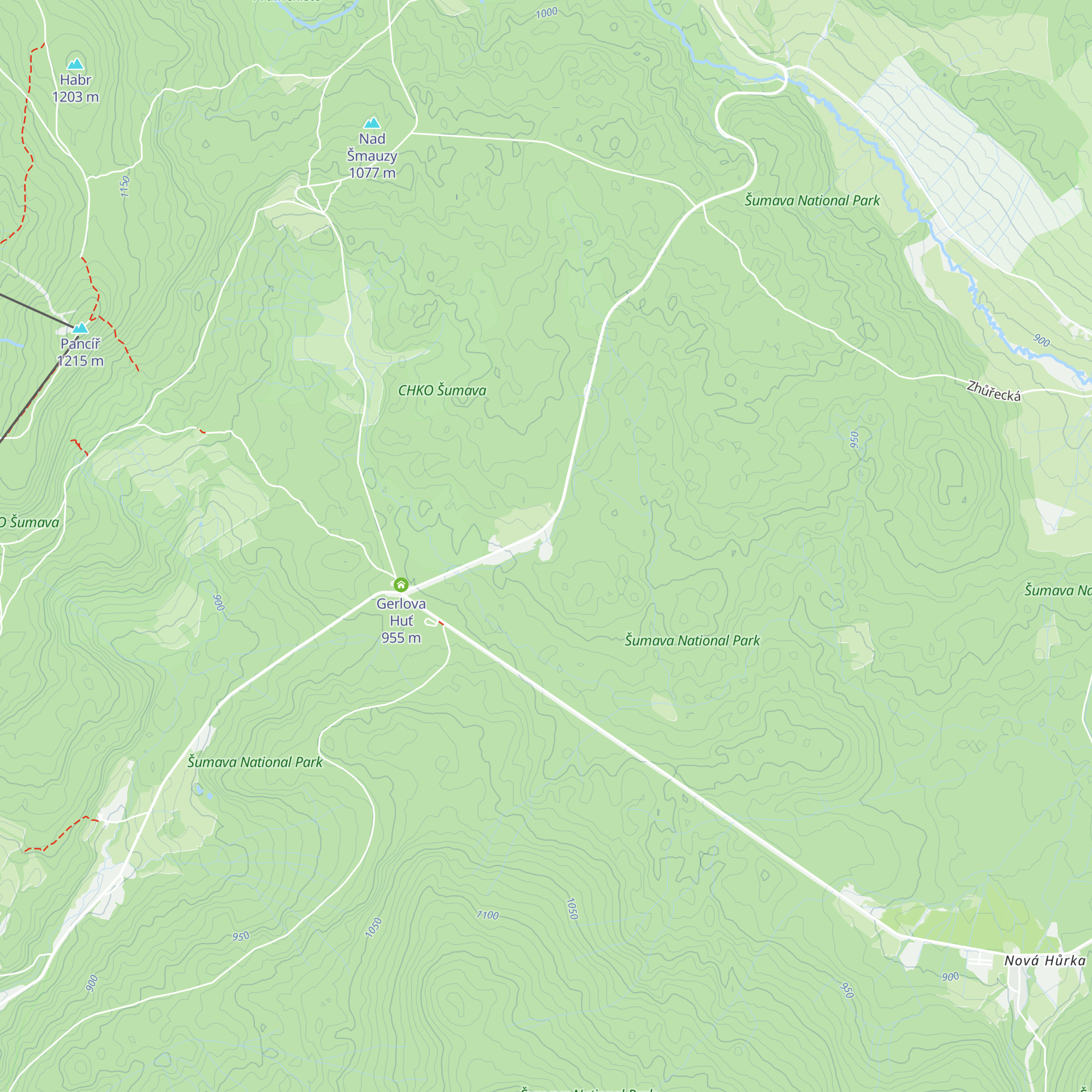 Gerlova Huť map