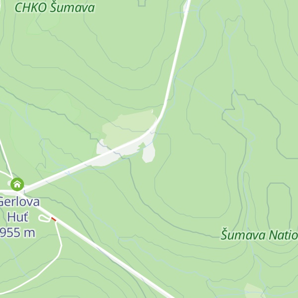 Map of Gerlova Huť