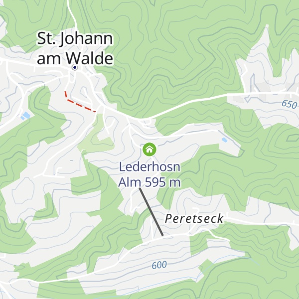 Map of Lederhosn Alm
