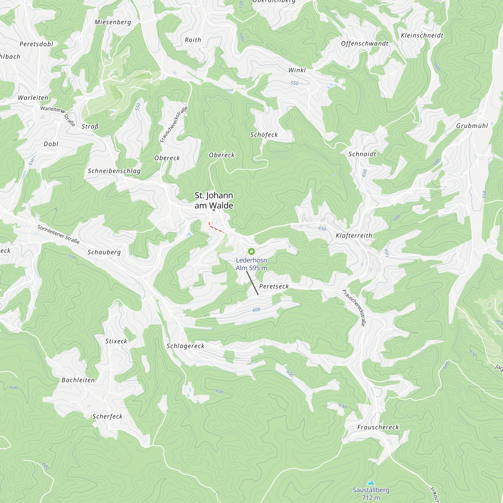 Lederhosn Alm map