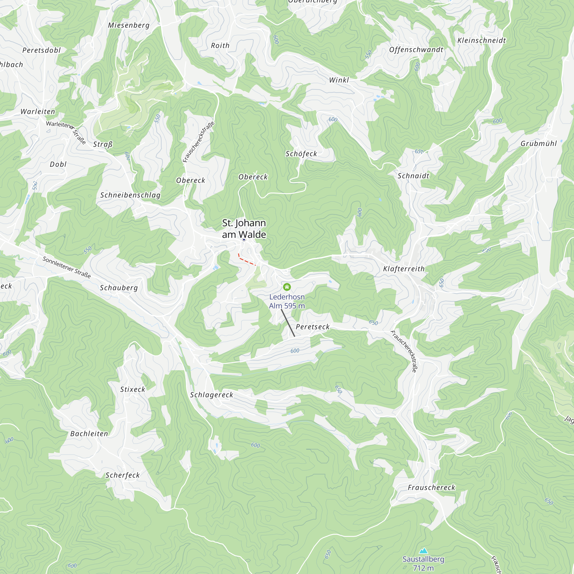 Lederhosn Alm map