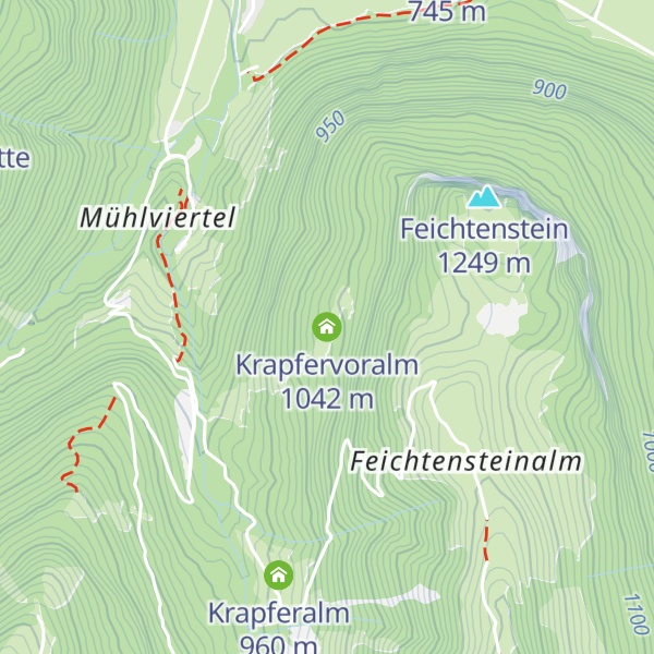 Map of Krapfervoralm