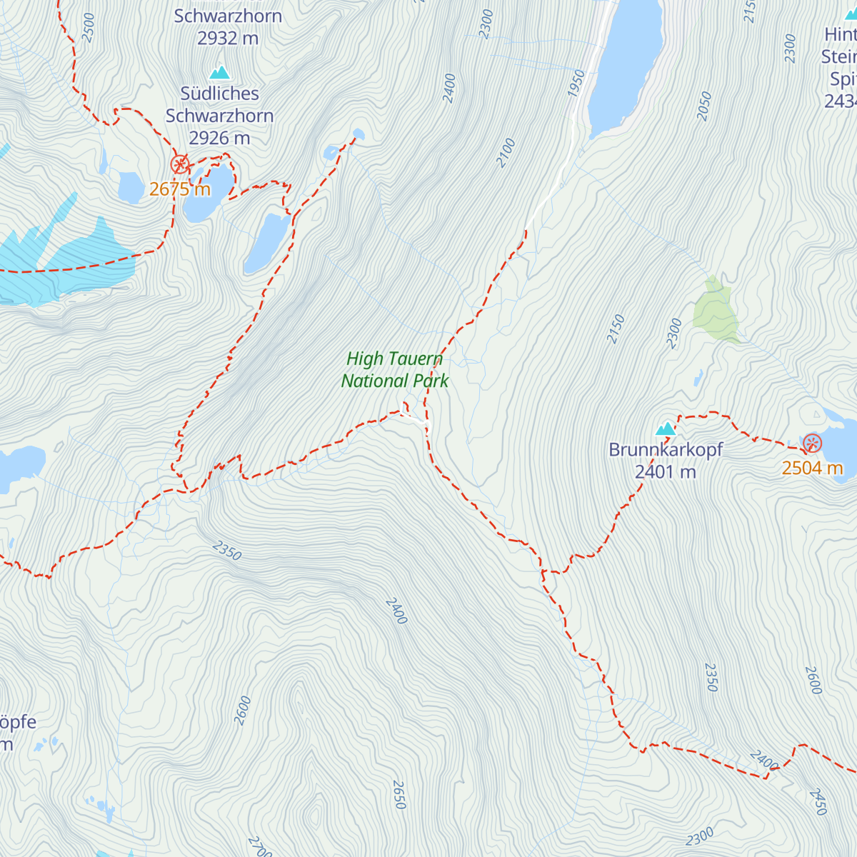 Osnabrücker Hütte map