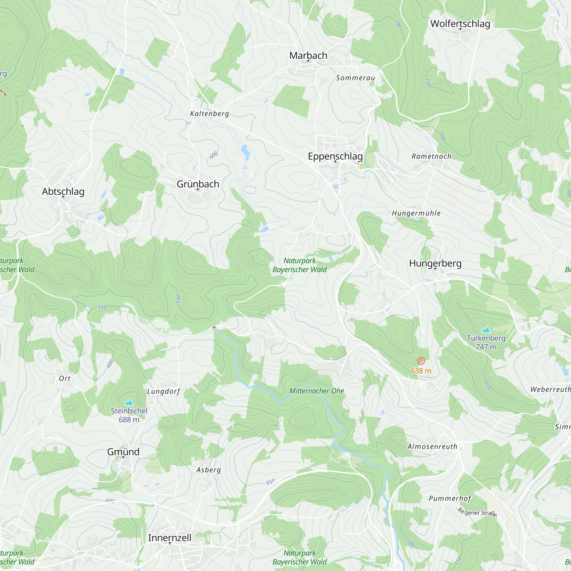 Skihütte WSV Eppenschlag map