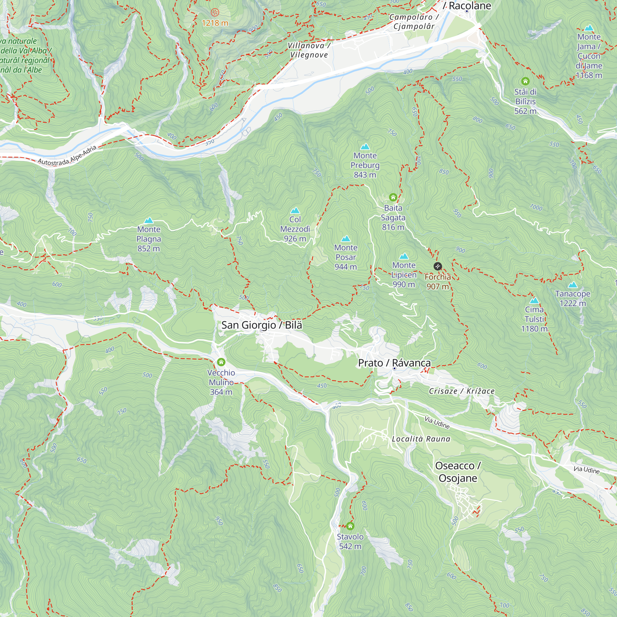 Casa Rauri map