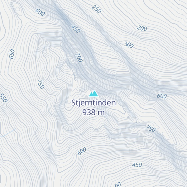 Map of Stjerntinden