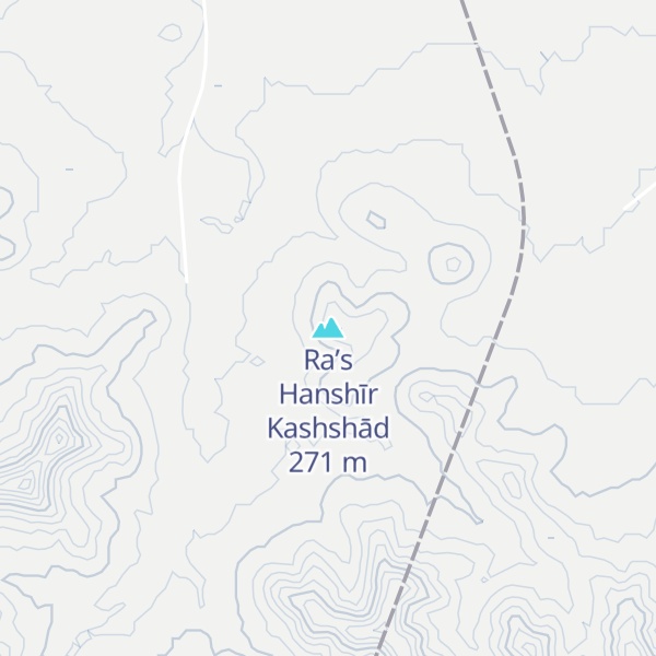 Map of Ra’s Hanshīr Kashshād