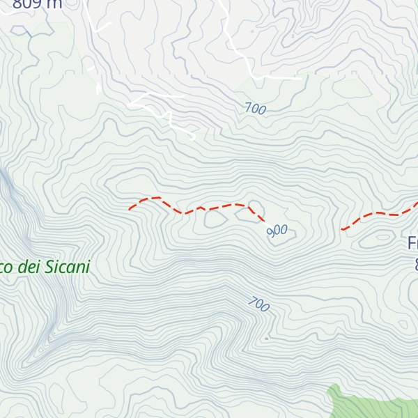 Map of Serra Uomo Morto