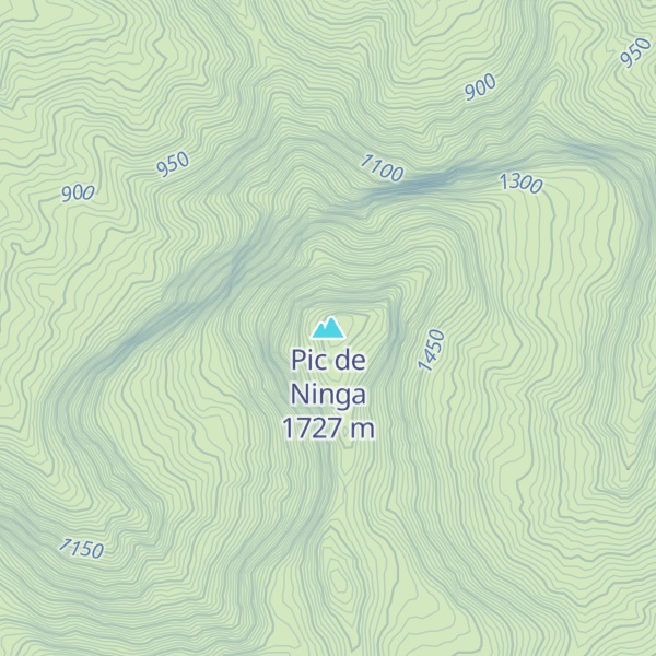 Map of Pic de Ninga