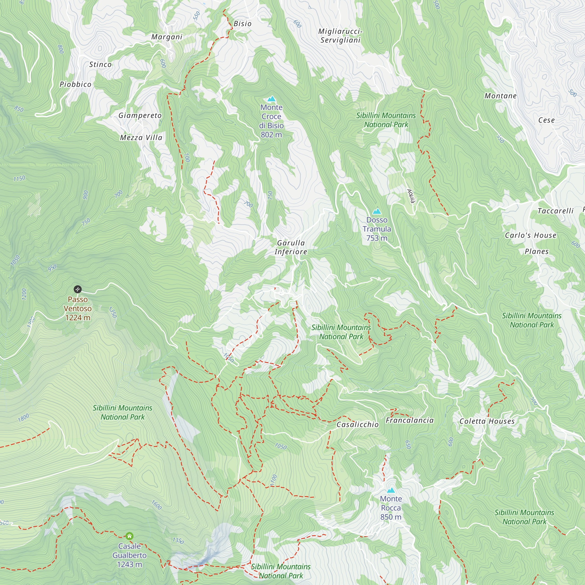 Rifugio Garulla G.A.S. map
