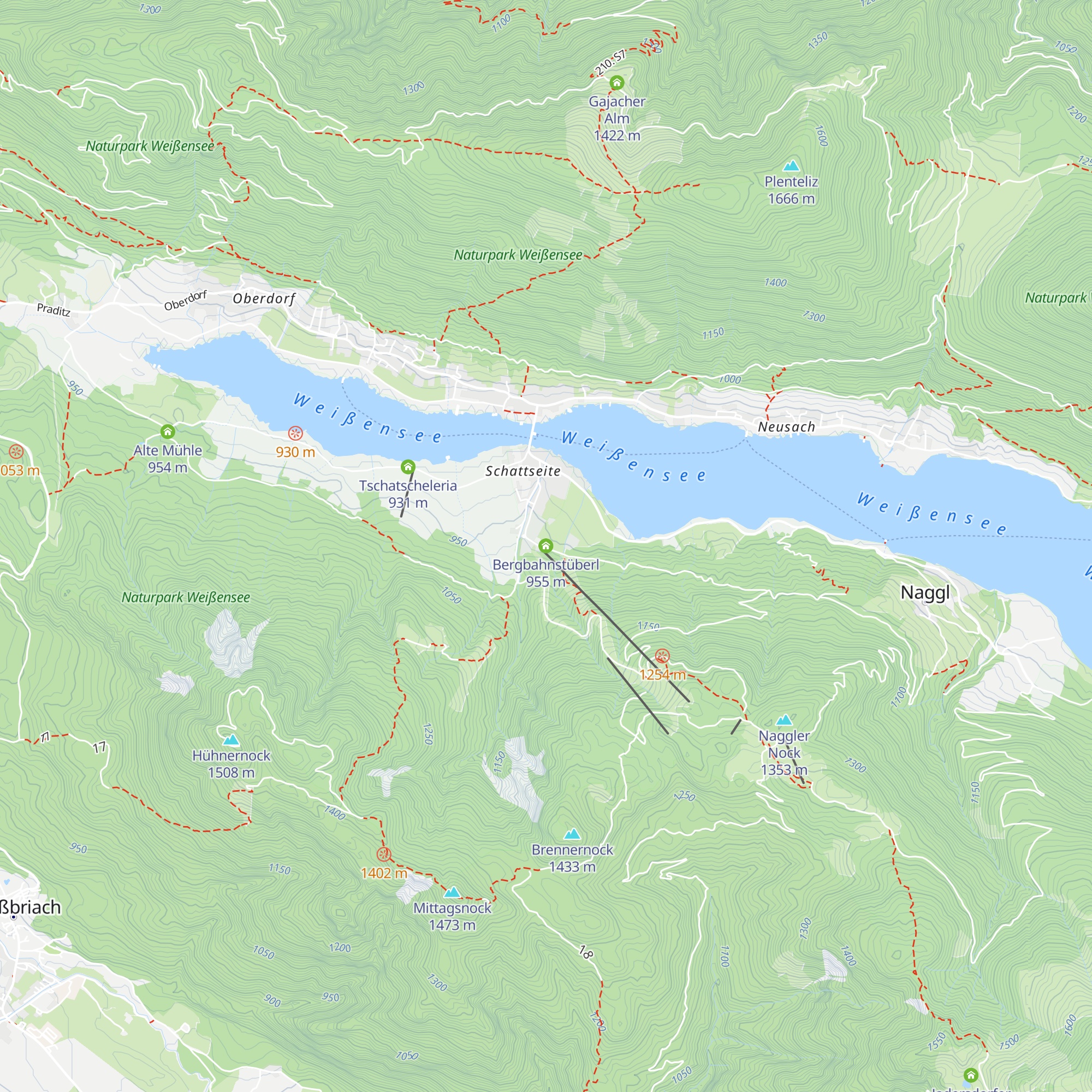 Bergbahnstüberl map