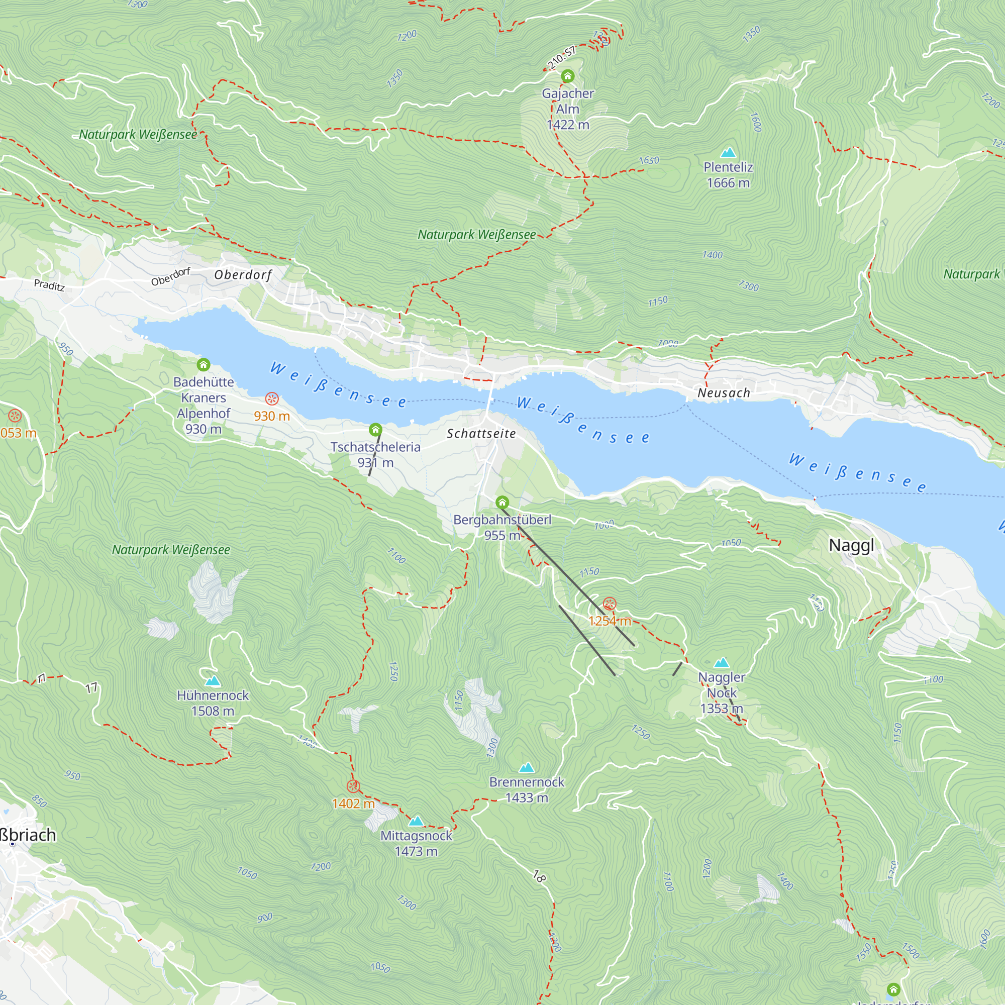 Bergbahnstüberl map
