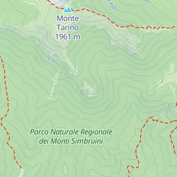 Map of Peschio Vergaro